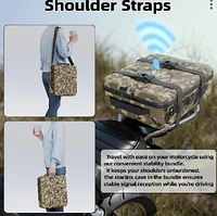 Влагозащищённая дорожная сумка Power Bank для Starlink Mini с ремнём